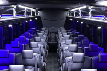 Scranton Charter Bus Interior
