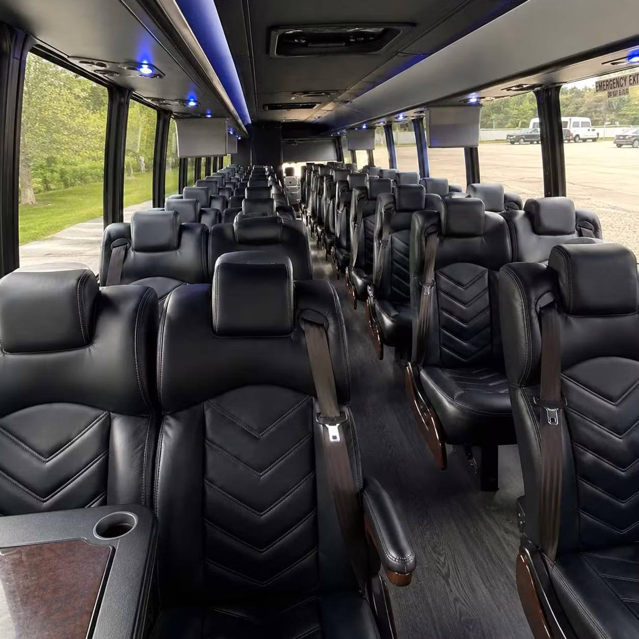 30 passenger minibus interior