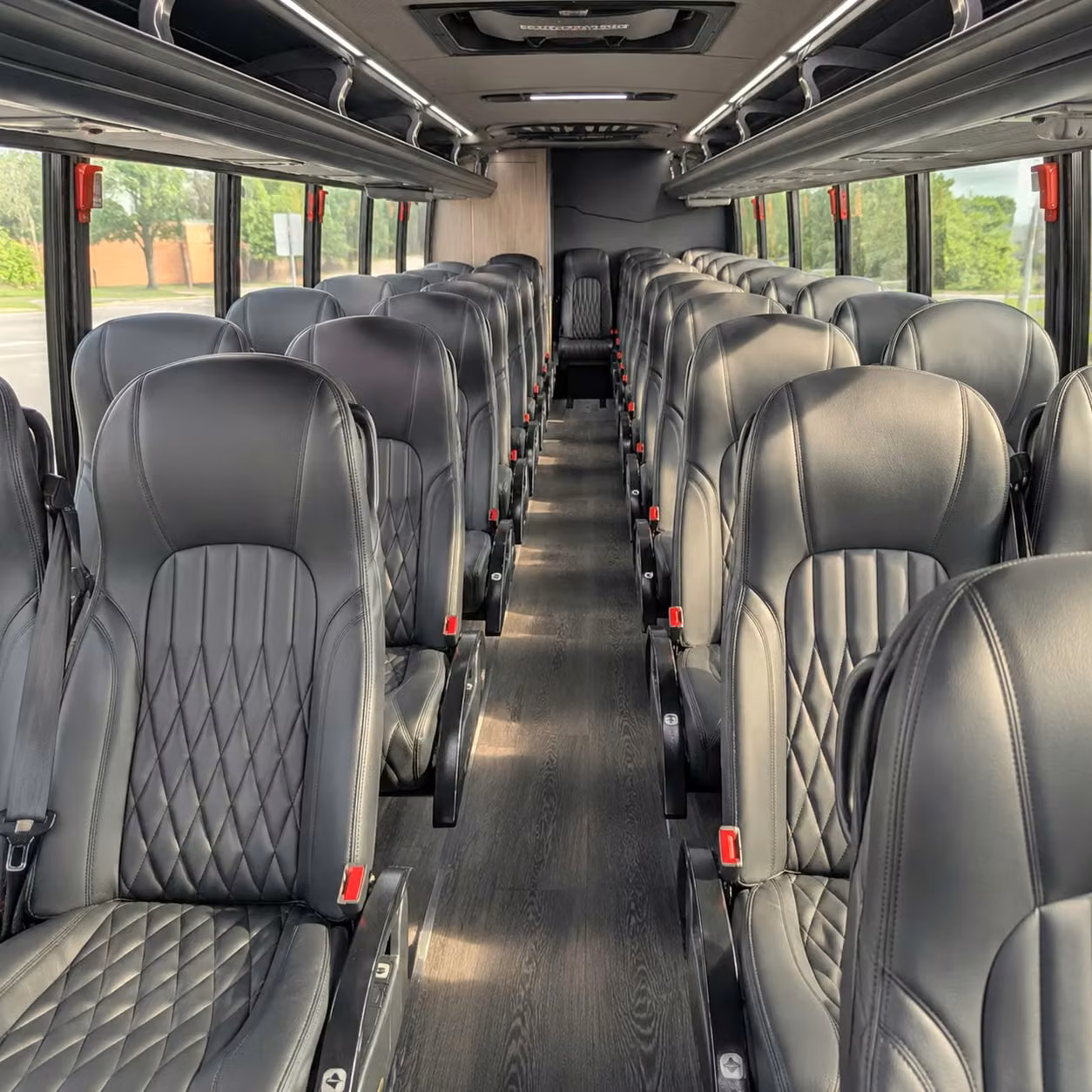35 passenger minibus inside