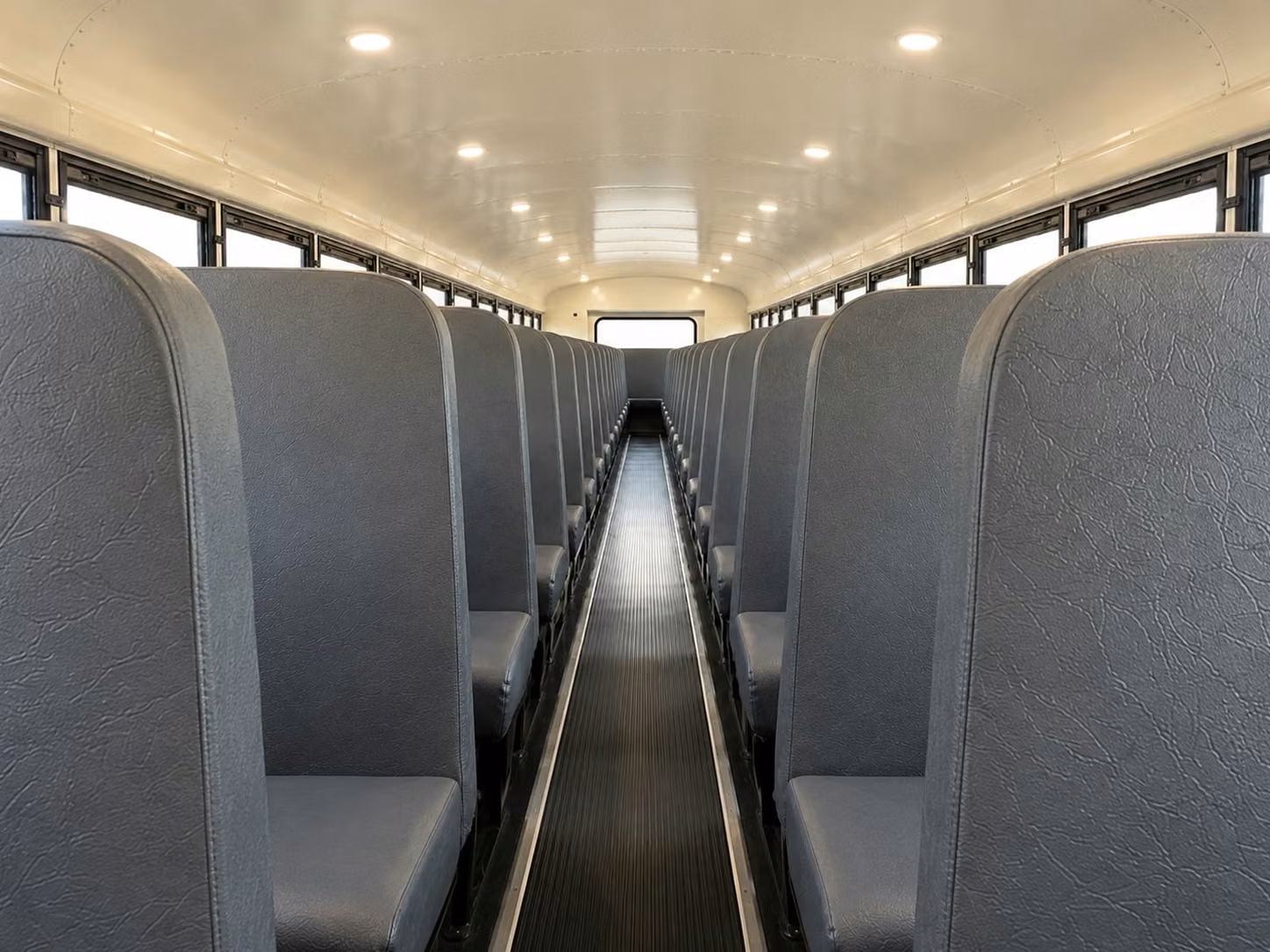 school bus inside