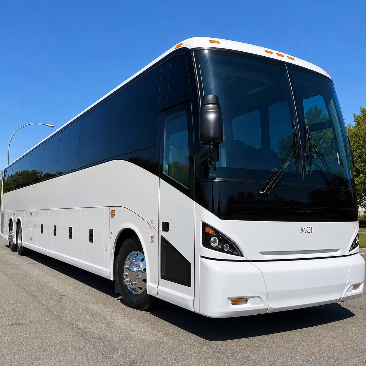 scranton charter bus rental exterior